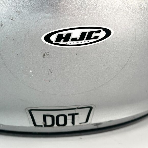 HJC IS-MAX BT Motorcycle Modular Helmet Silver Black Medium No Visor See DESC - Picture 12 of 13